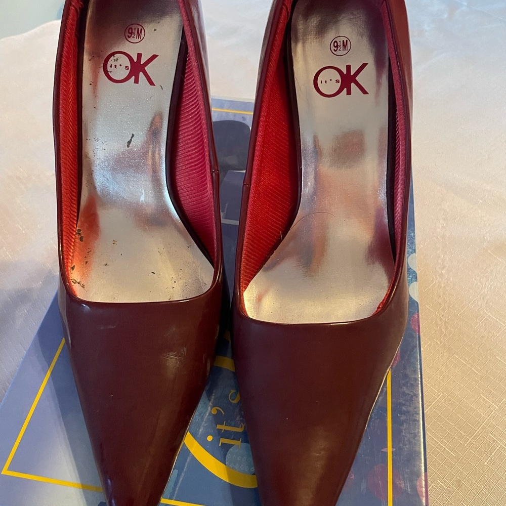 It’s OK red heels. Size 9.5W
